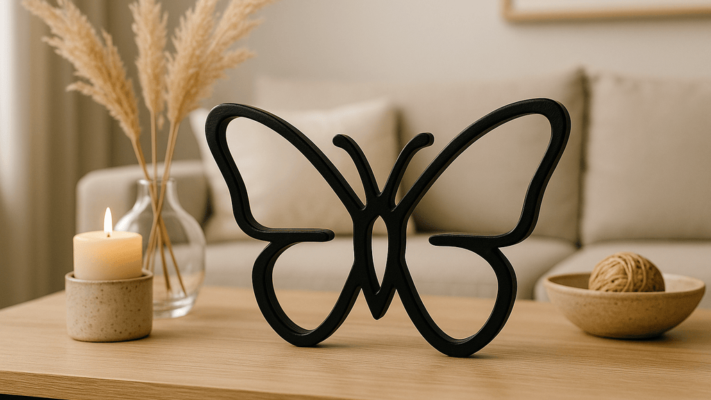 Een stijlvolle 3D-print: onze minimalistische vlinder