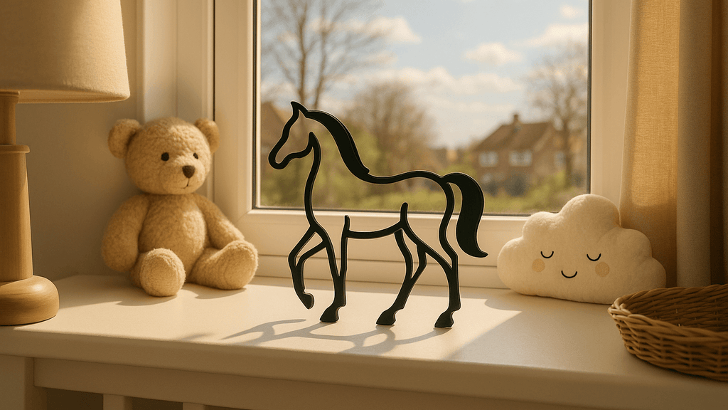 Ontdek het minimalistische decoratie paard