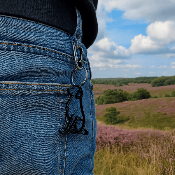 Golden Retriever sleutelhanger - 3dbende