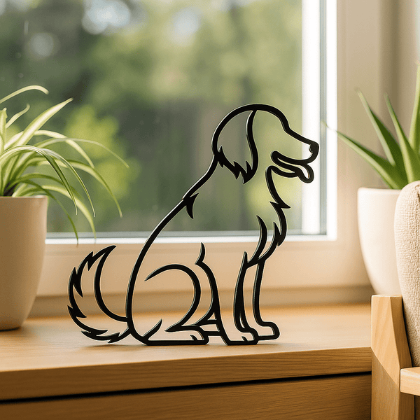 Kooikerhondje decoratie silhouette - 3dbende