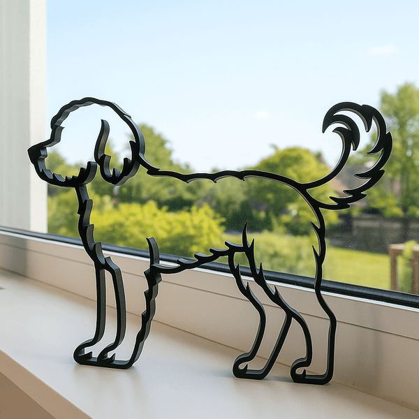 Labradoodle Decoratie – Liefde in Lijnvorm - 3dbende