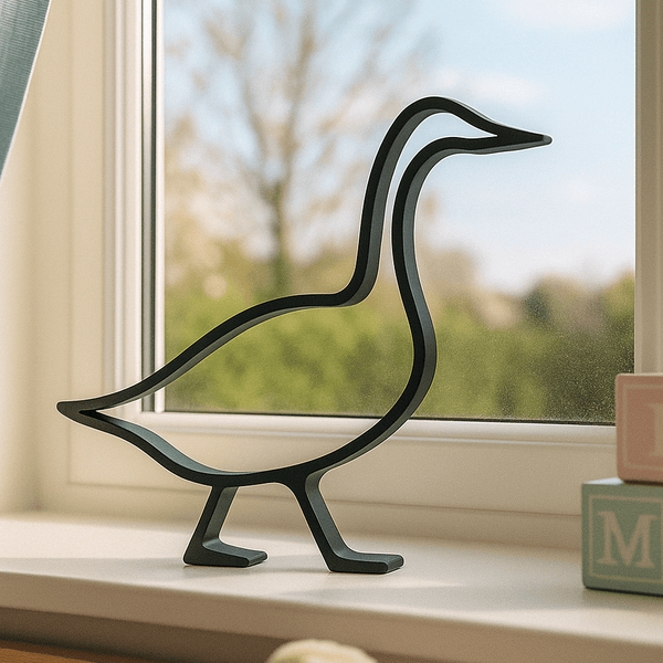 Minimalistisch Gans Beeldje - 3dbende