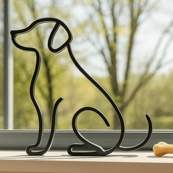 Minimalistisch Labrador Beeldje - 3dbende