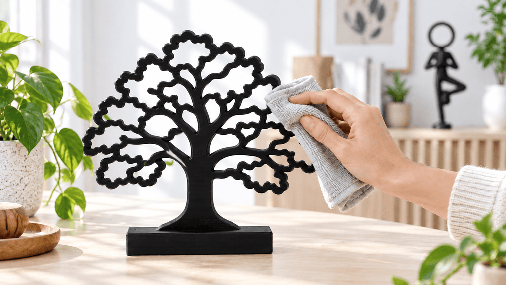 3D-geprinte decoratie schoonmaken en mooi houden