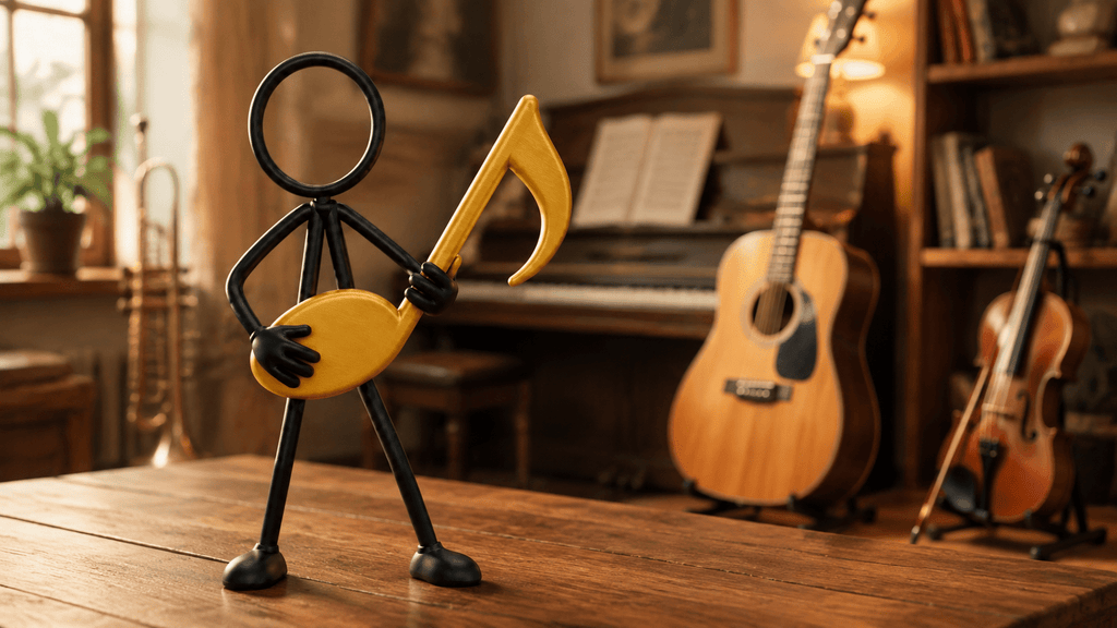 Een blijvende herinnering voor mensen die muziek maken