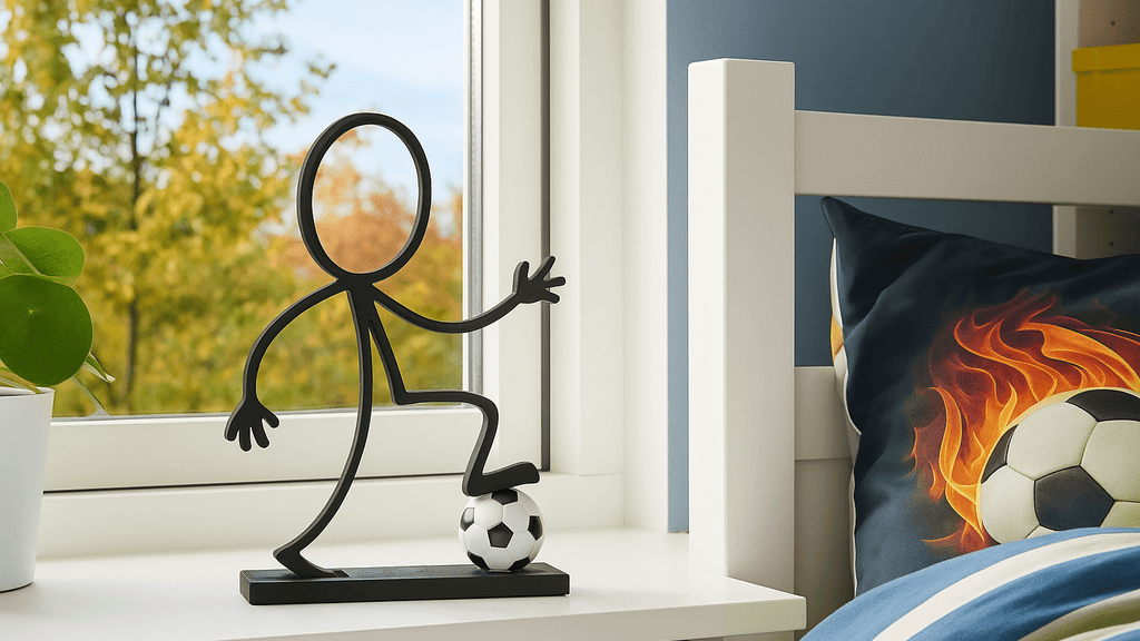 Het voetbalseizoen is begonnen! Maak het extra bijzonder met de Voetballer-met-Bal decoratie