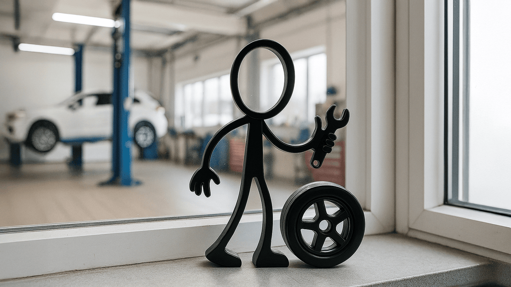 Stickyman Automonteur – Een eerbetoon aan vakmanschap in de garage