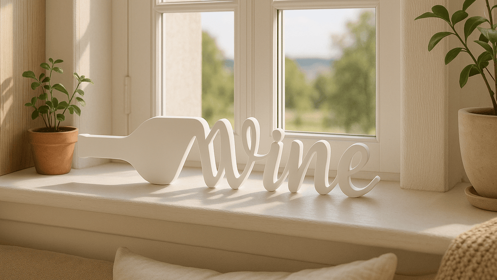 Wine decoratie 3D print: stijlvol statement voor wijnliefhebbers