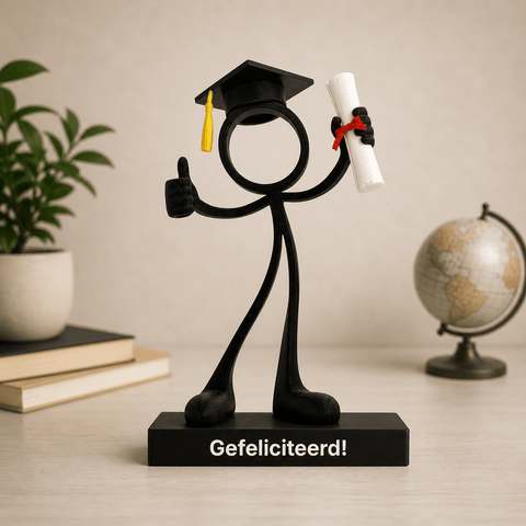 Geslaagd en afscheid – 3D-geprinte cadeaus voor diploma, pensioen en afscheid