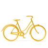 Beeldje ‘Damesfiets’ – Zwart, minimalistisch en nostalgisch - 3dbende