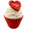 Cupcake met een zacht prijsje – "Love You" - 3dbende