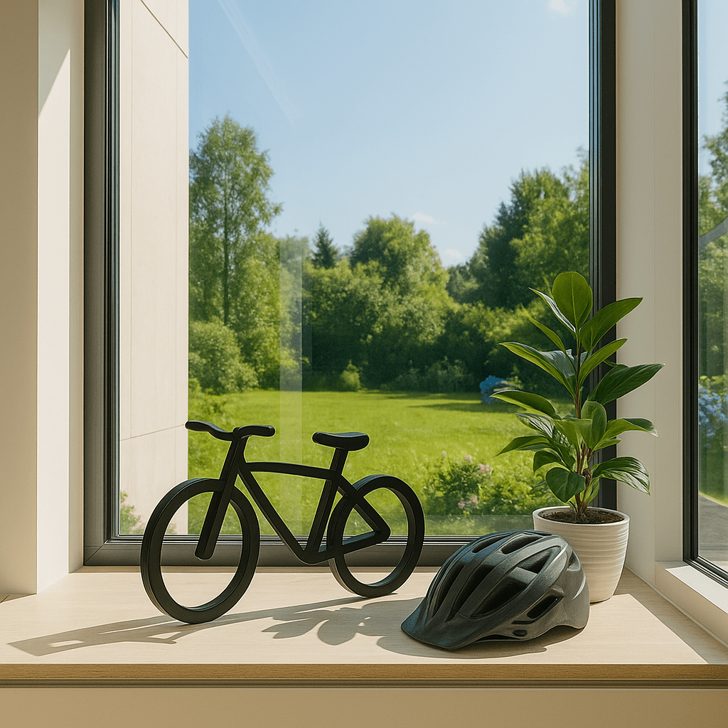 Decoratief Mountainbike Beeldje - 3dbende