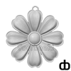 Decoratieve bloem 4 cm - 3dbende