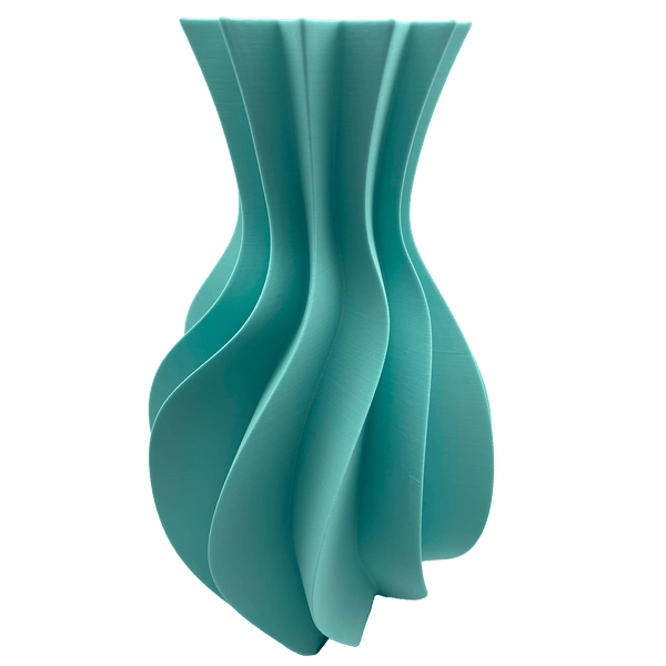 Decoratieve vaas met golvende vorm - 3dbende