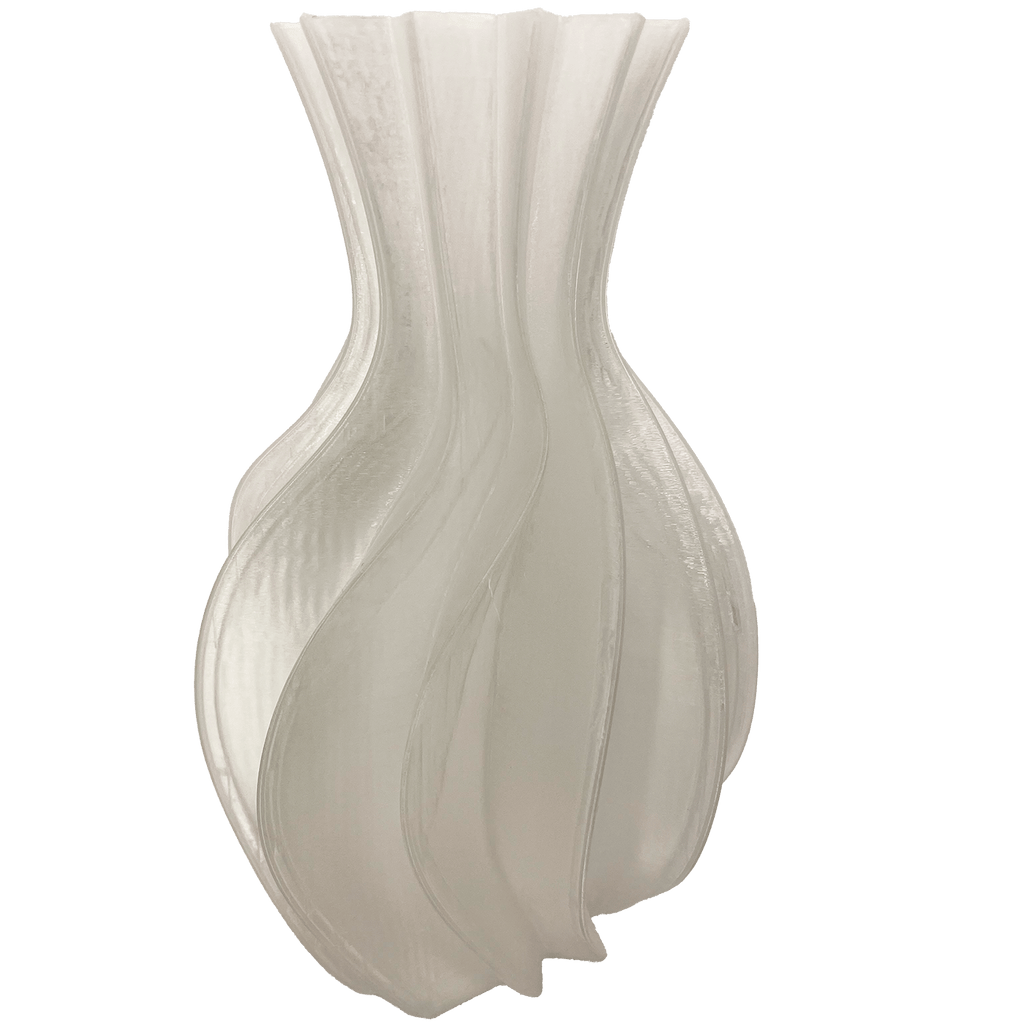 Decoratieve vaas met golvende vorm - 3dbende