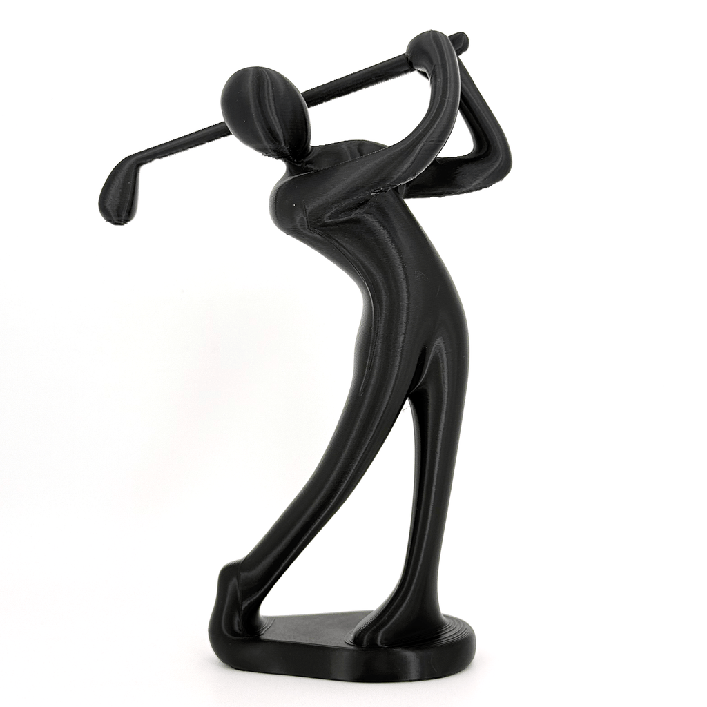 Exclusieve Golfer – elegant beeldje in beweging - 3dbende