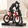 Flowman fietskus in Galaxy Black met rood fietsframe