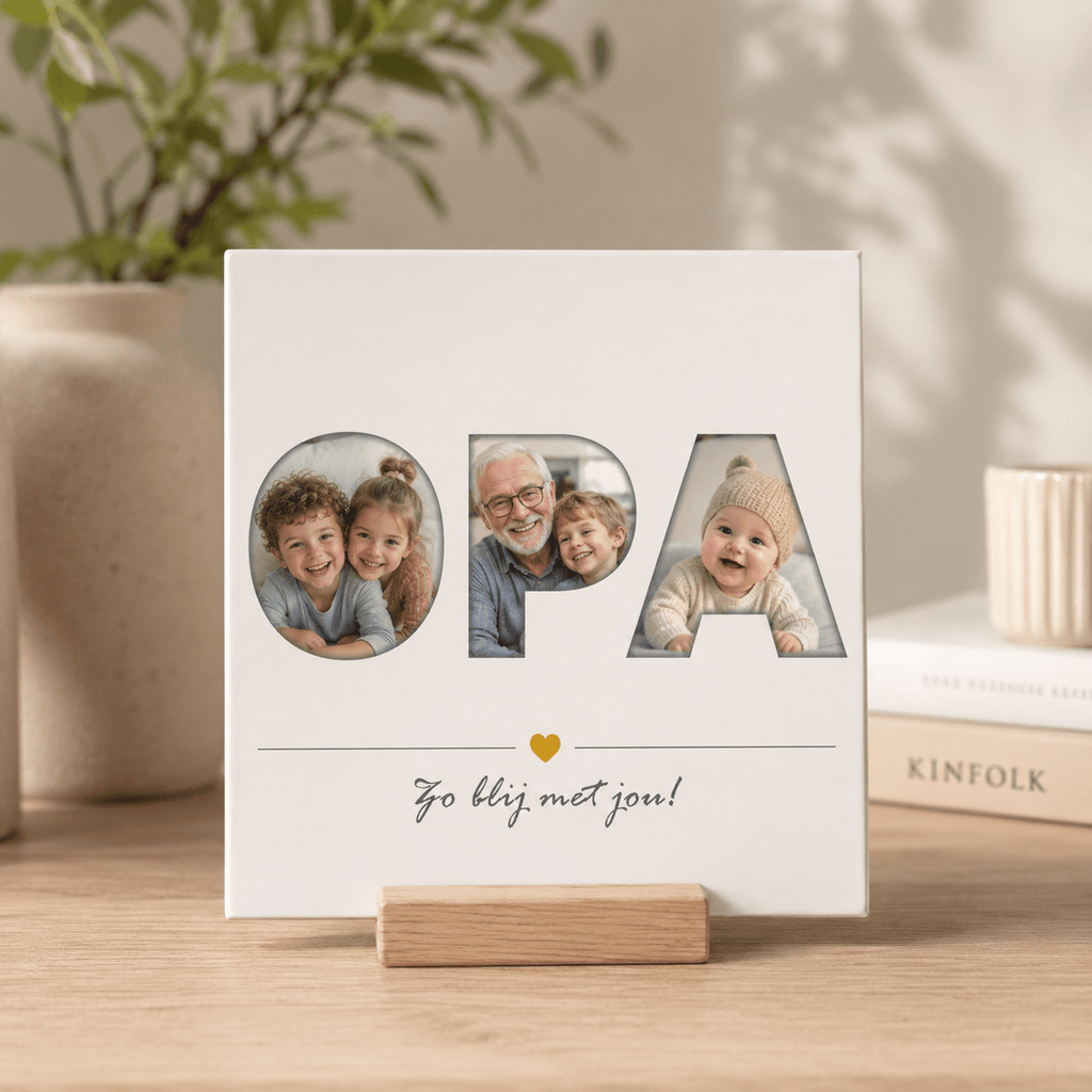 Full Colour Tegeltje met Eigen Foto en Tekst – Een Persoonlijk Cadeau voor Elk Moment - 3dbende