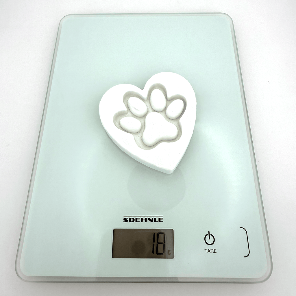 Hart met Pootafdruk – Gedenkdecoratie voor Dierenliefhebbers - 3dbende