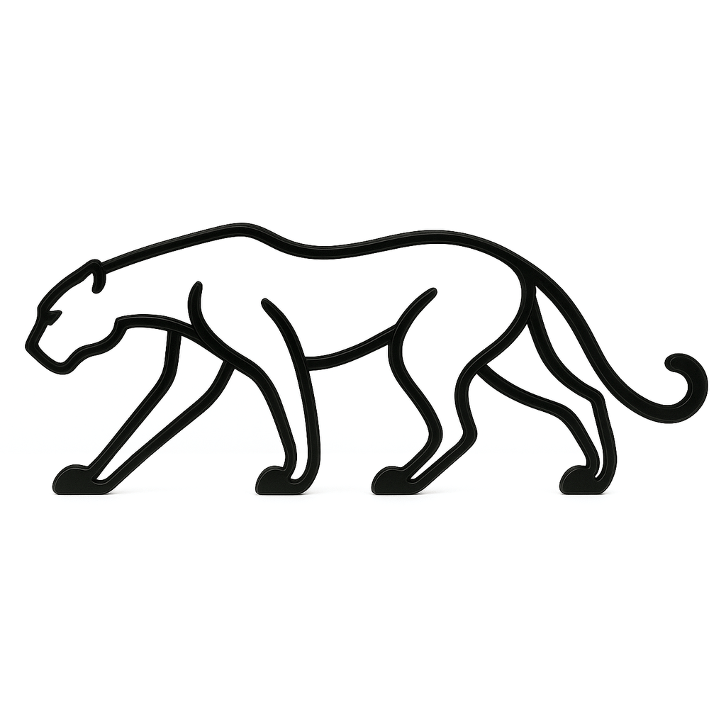 Jaguar decoratie - 3dbende