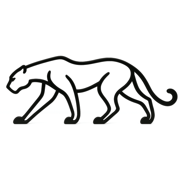 Jaguar decoratie - 3dbende