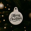 Kerstornament – Kerstbal Medium - met tekst naar keuze - 3dbende