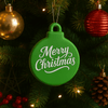 Kerstornament – Kerstbal Medium - met tekst naar keuze - 3dbende
