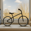 Kinderfiets Beeldje – Minimalistische Fietscadeau Decoratie - 3dbende
