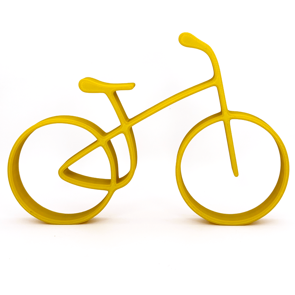 Kinderfiets Beeldje – Minimalistische Fietscadeau Decoratie - 3dbende