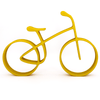 Kinderfiets Beeldje – Minimalistische Fietscadeau Decoratie - 3dbende