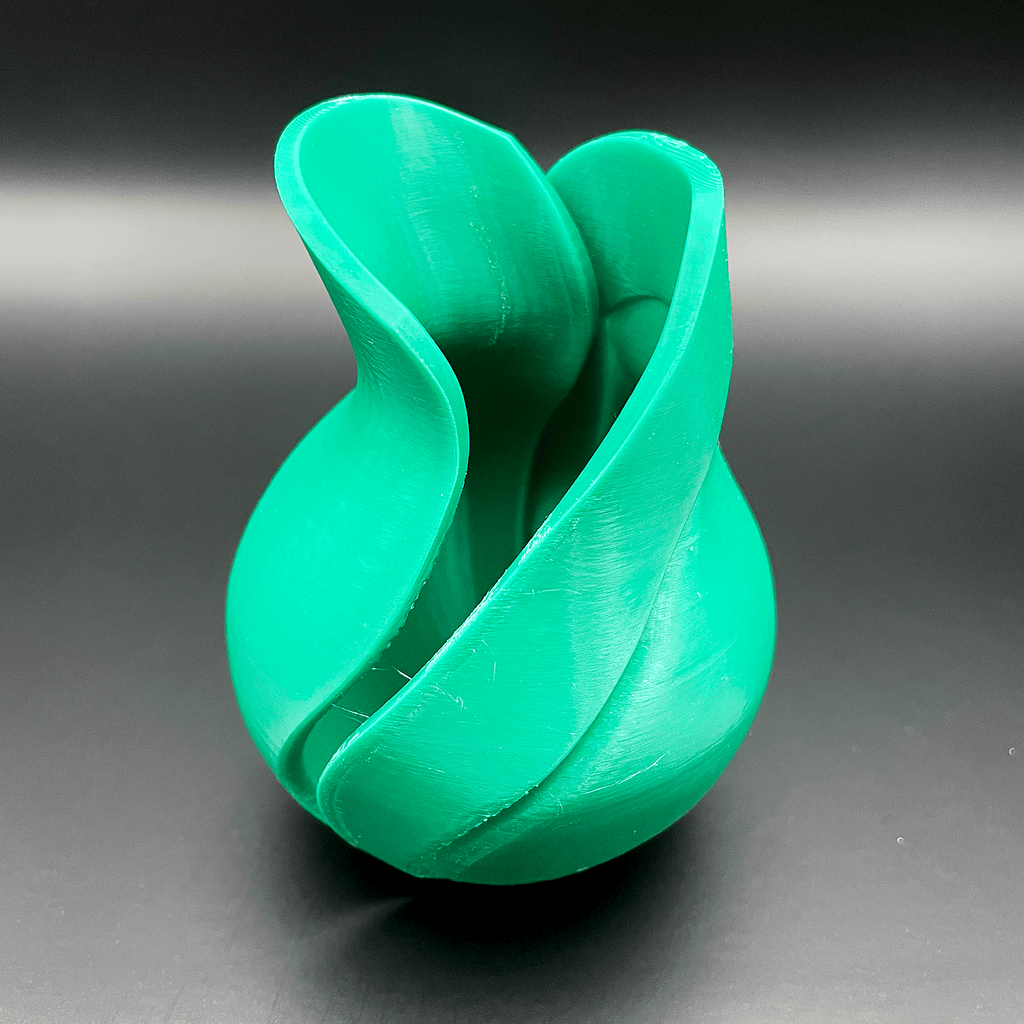 Kleine moderne design vaasje groen - 3dbende