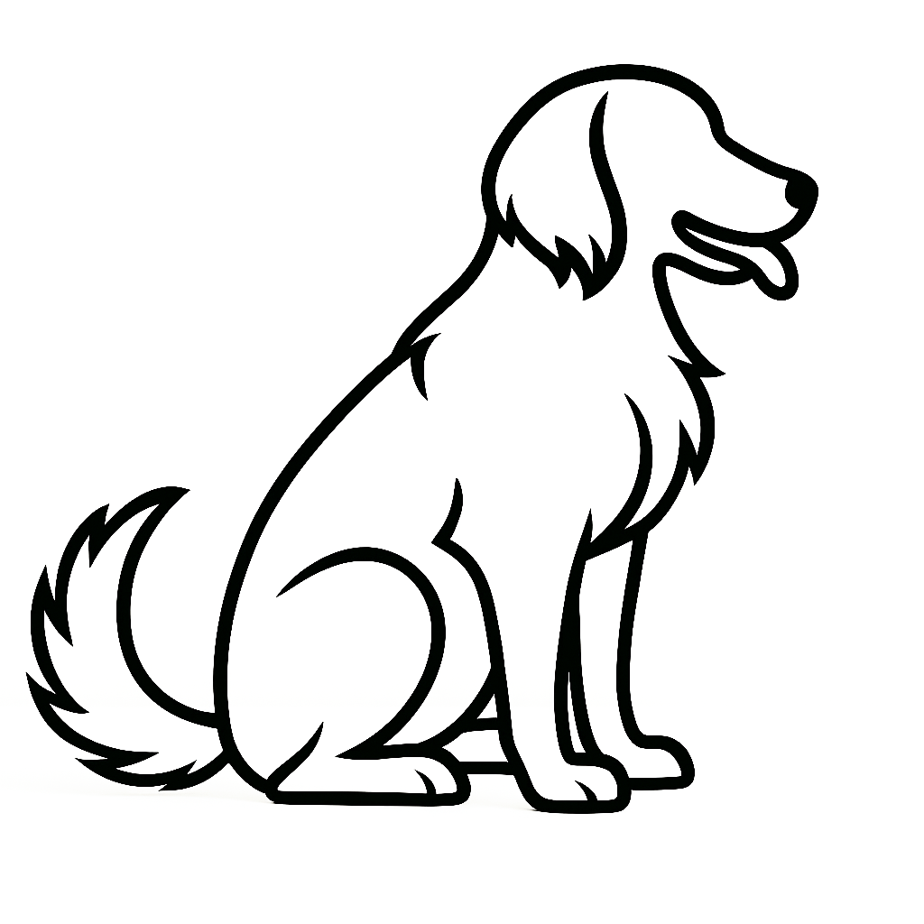 Kooikerhondje decoratie silhouette - 3dbende