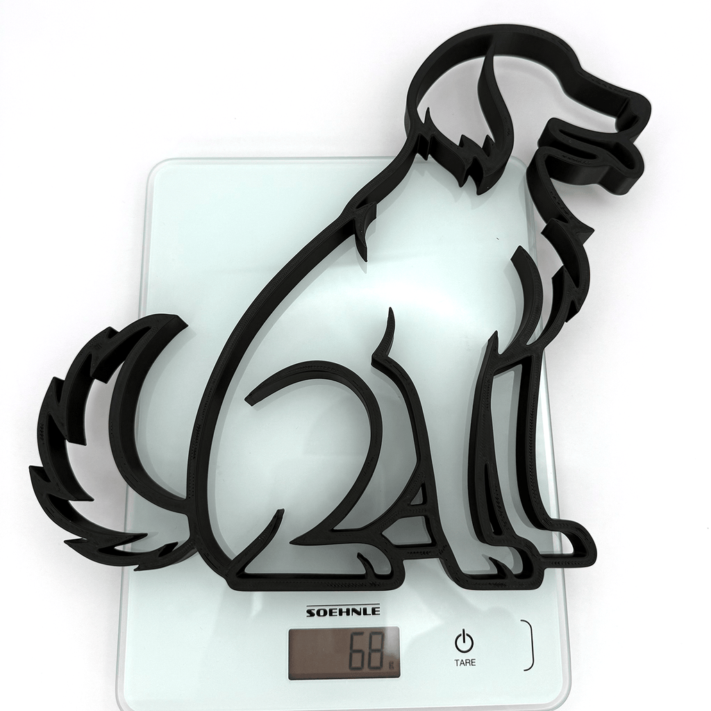 Kooikerhondje decoratie silhouette - 3dbende