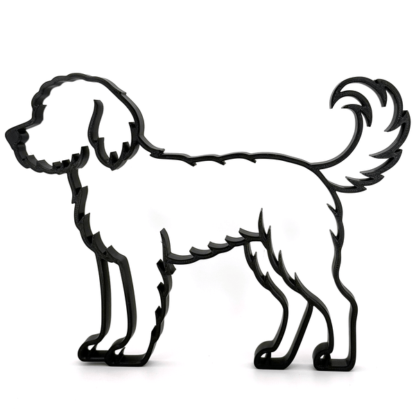 Labradoodle Decoratie – Liefde in Lijnvorm - 3dbende