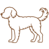 Labradoodle Decoratie – Liefde in Lijnvorm - 3dbende