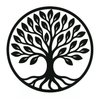 Levensboom Muurdecoratie - Tree of Life Wandcirkel - 3dbende