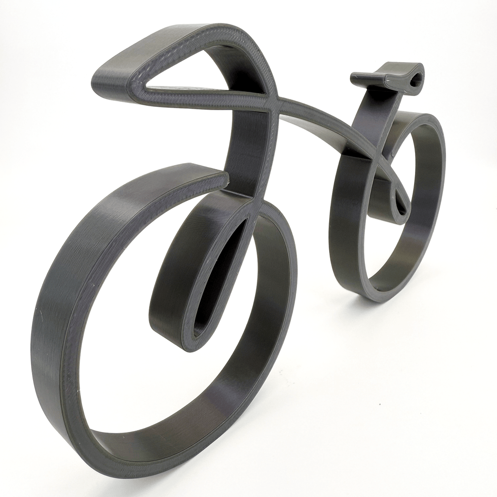 Limited Edition 3D - geprint Fietsbeeldje in Wizard Indigo - 3dbende