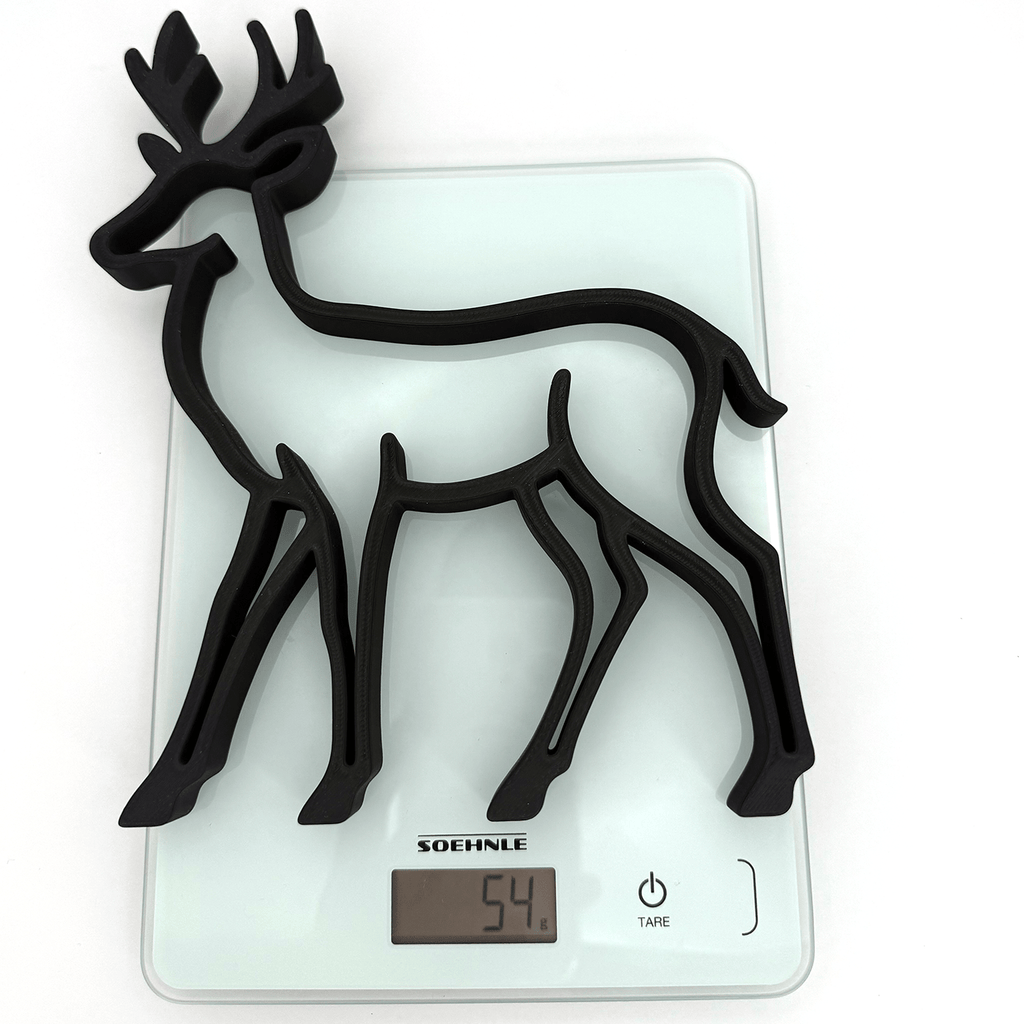 Minimalistisch Hert Beeldje - 3dbende