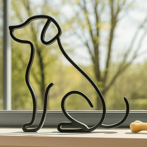 Minimalistisch Labrador Beeldje