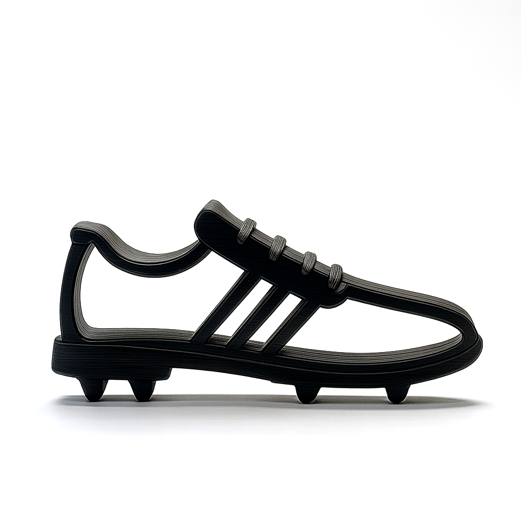 Minimalistische 3D Golfschoen – Stijlvolle golfdecoratie - 3dbende