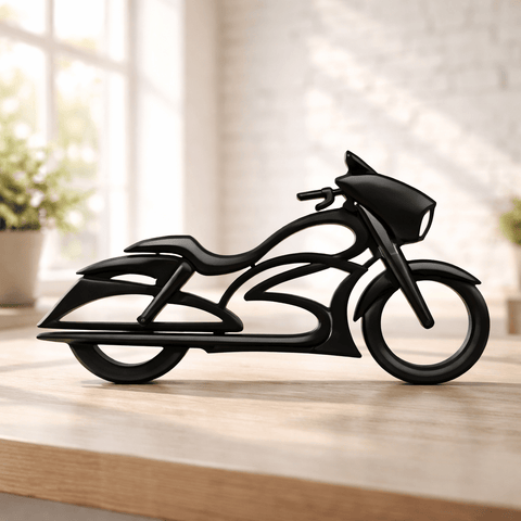 Minimalistische Cruiser Motor Decoratie – Street Glide Stijl