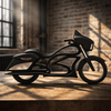 Minimalistische Cruiser Motor Decoratie – Street Glide Stijl - 3dbende