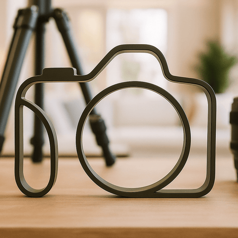Minimalistische Decoratie Fotocamera