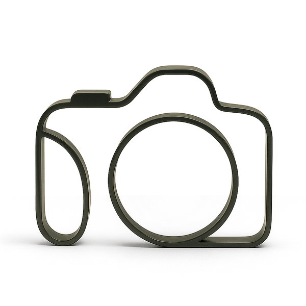 Minimalistische Decoratie Fotocamera - 3dbende