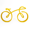 Minimalistische fiets decoratie - 3dbende