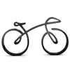 Minimalistische fiets decoratie - 3dbende