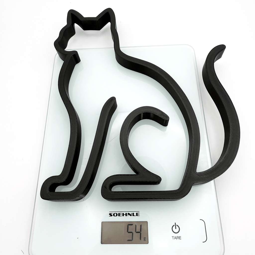 Minimalistische Katten Silhouet decoratie - 3dbende