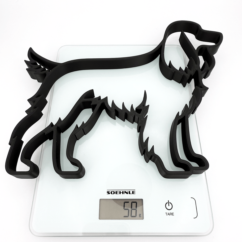 Minimalistische staande Cocker Spaniel - 3dbende