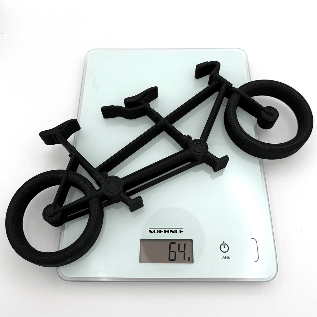 Minimalistische Tandem Decoratie - 3dbende