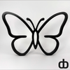 Minimalistische vlinder decoratie - 3dbende